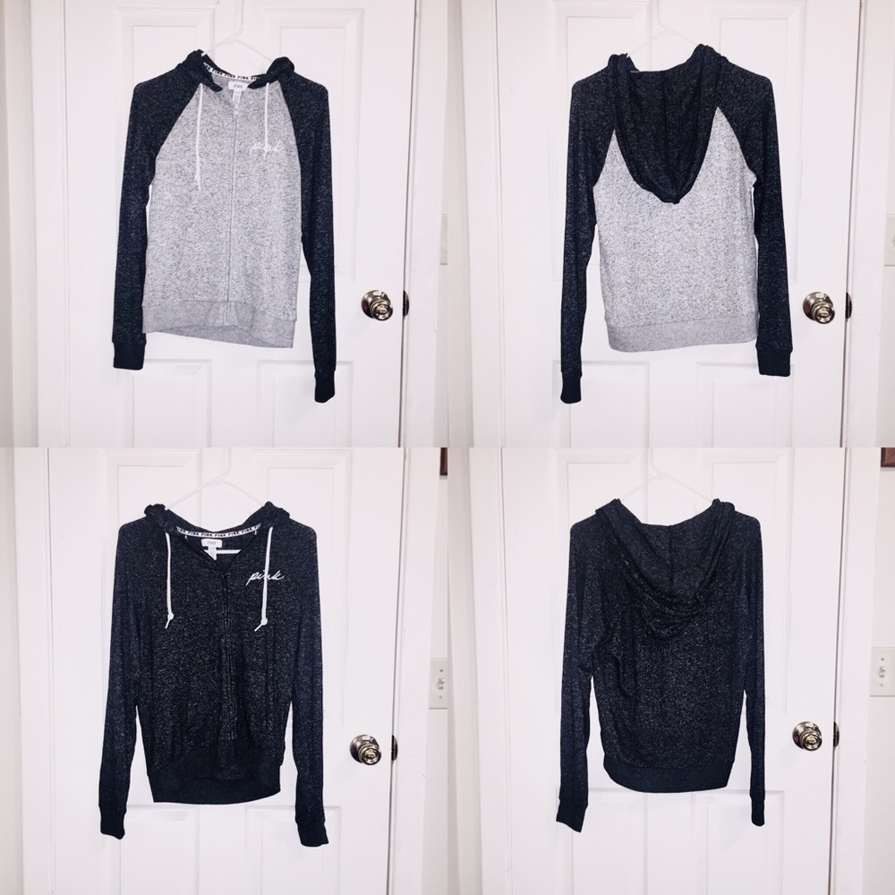 BRAND NEW ✨ Bundle of 2 PINK VS Cozy Full Zips